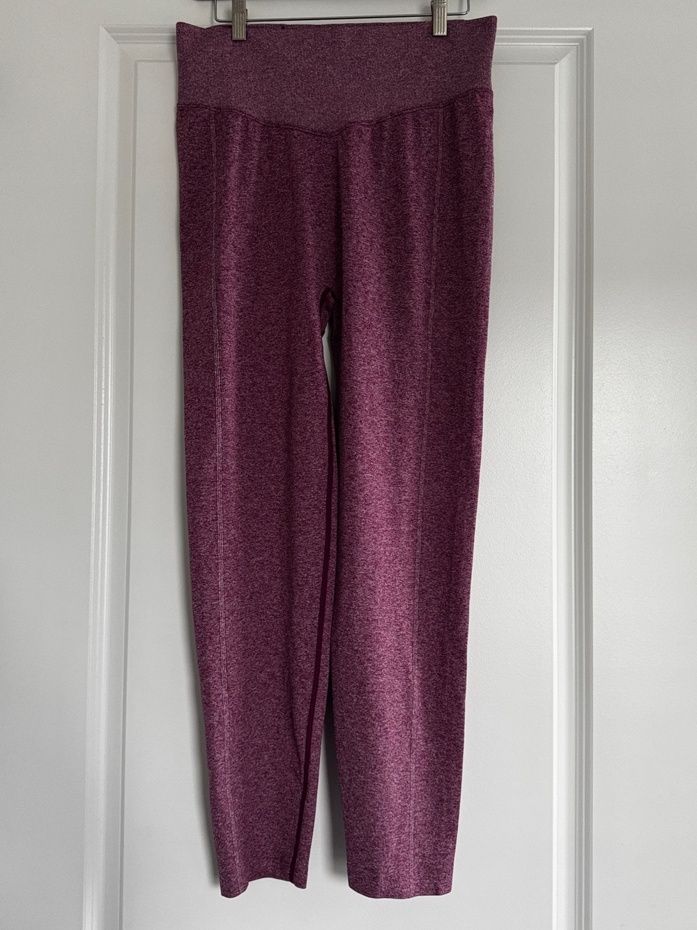 NWT V.S. PINK Red Ribbed Active Full Length High Waist Fit Leggings XXL